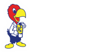 Jayhawk Pharmacy Logo reversed