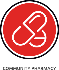 community pharmacy icon